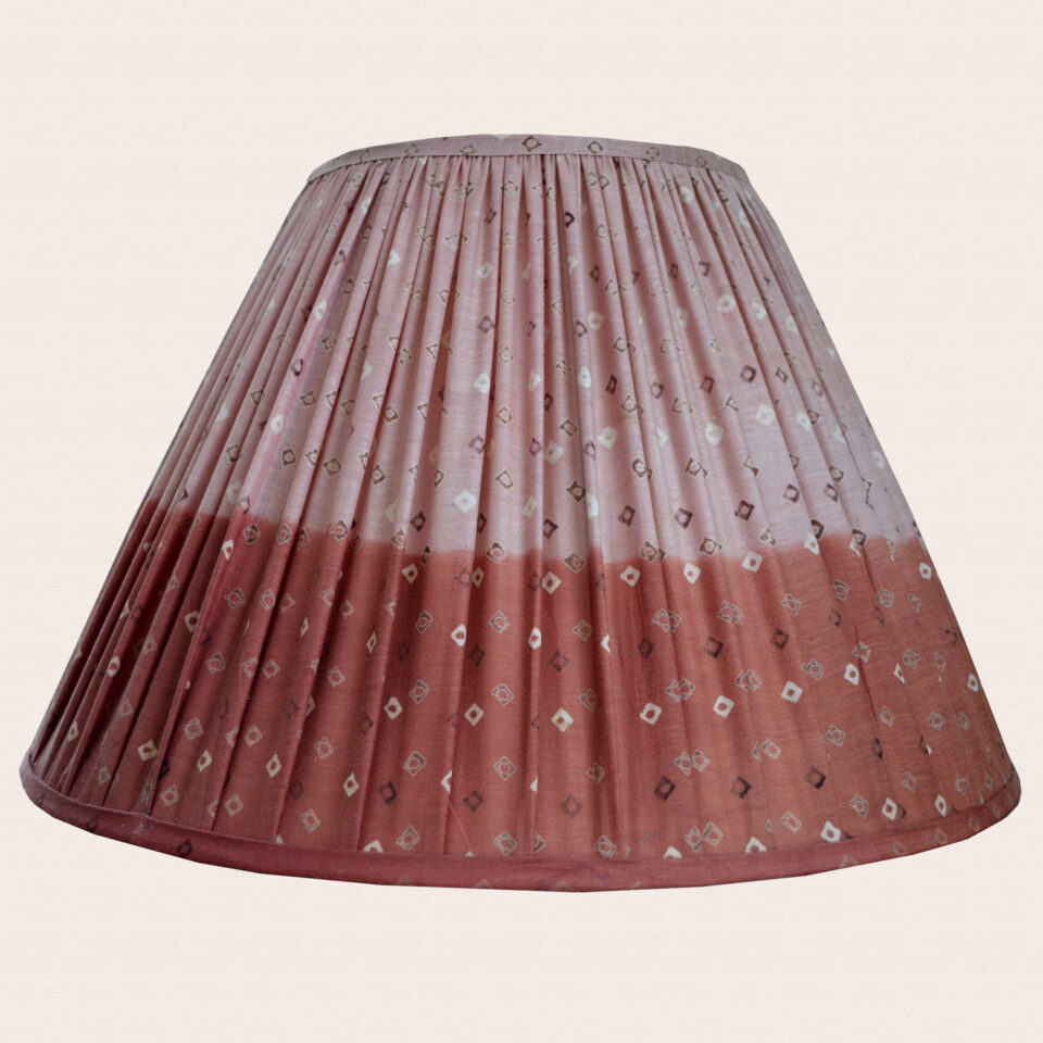cotton sari lampshade